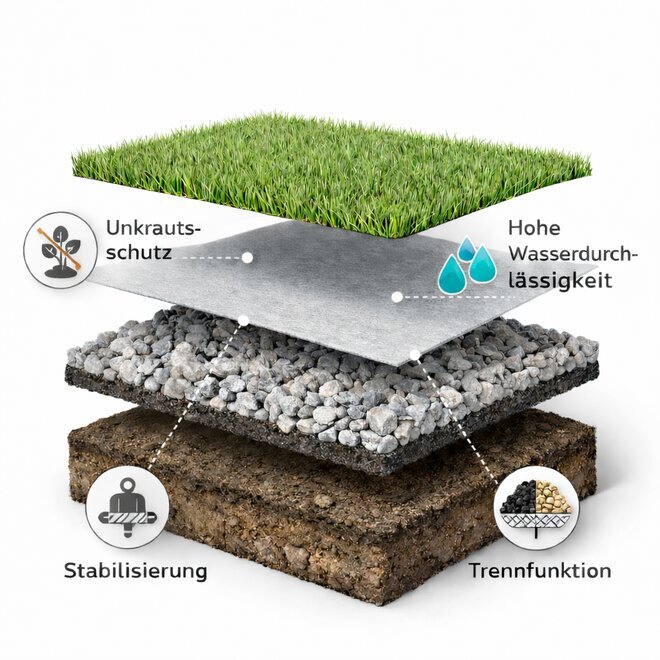 G�otextile, largeur 210 cm